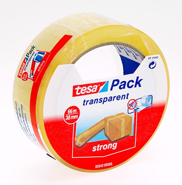 Tesa 1001351 - verp.tape eco 66x50 trsp | 6 pièces