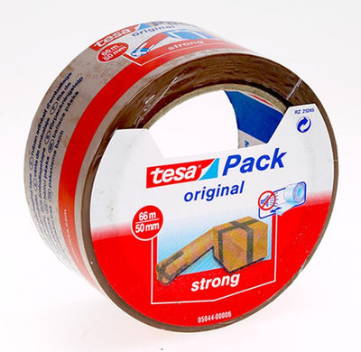 Tesa 1001350 - ruban d'emballage eco 66x50 marron | 6 pièces