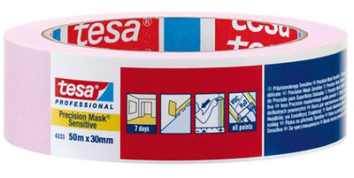Tesa professionnel 1009792 - 4333 masque prec sens 50m x 38mm | 4 pièces