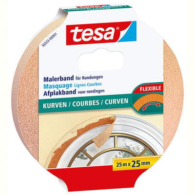 Tesa 1052456 - ruban de masquage flexible 25mx25mm | 6 pièces
