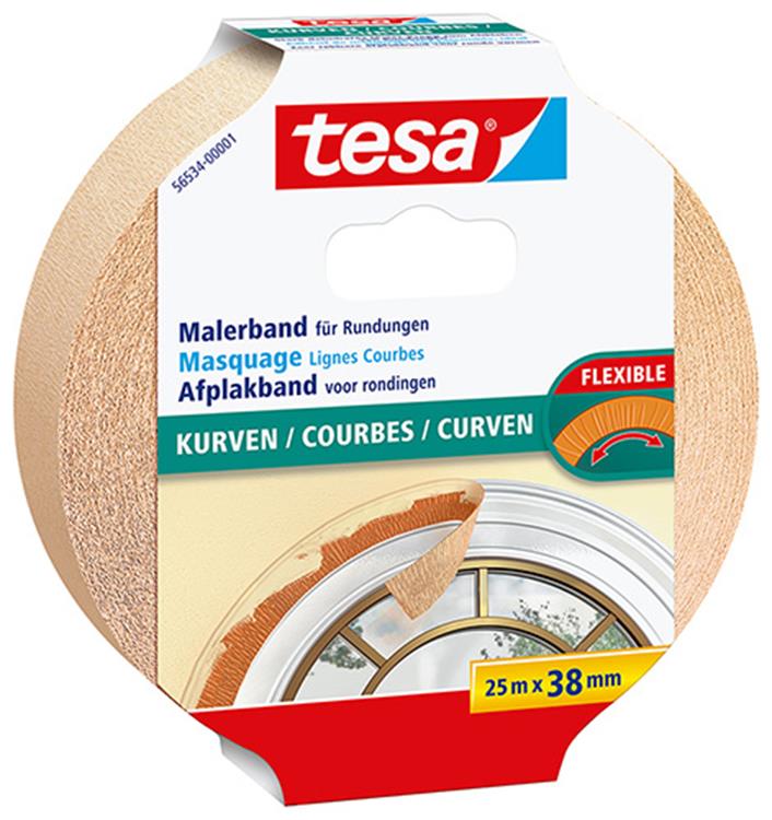 Tesa 1052457 - ruban de masquage flexible 25mx38mm | 1 pièce