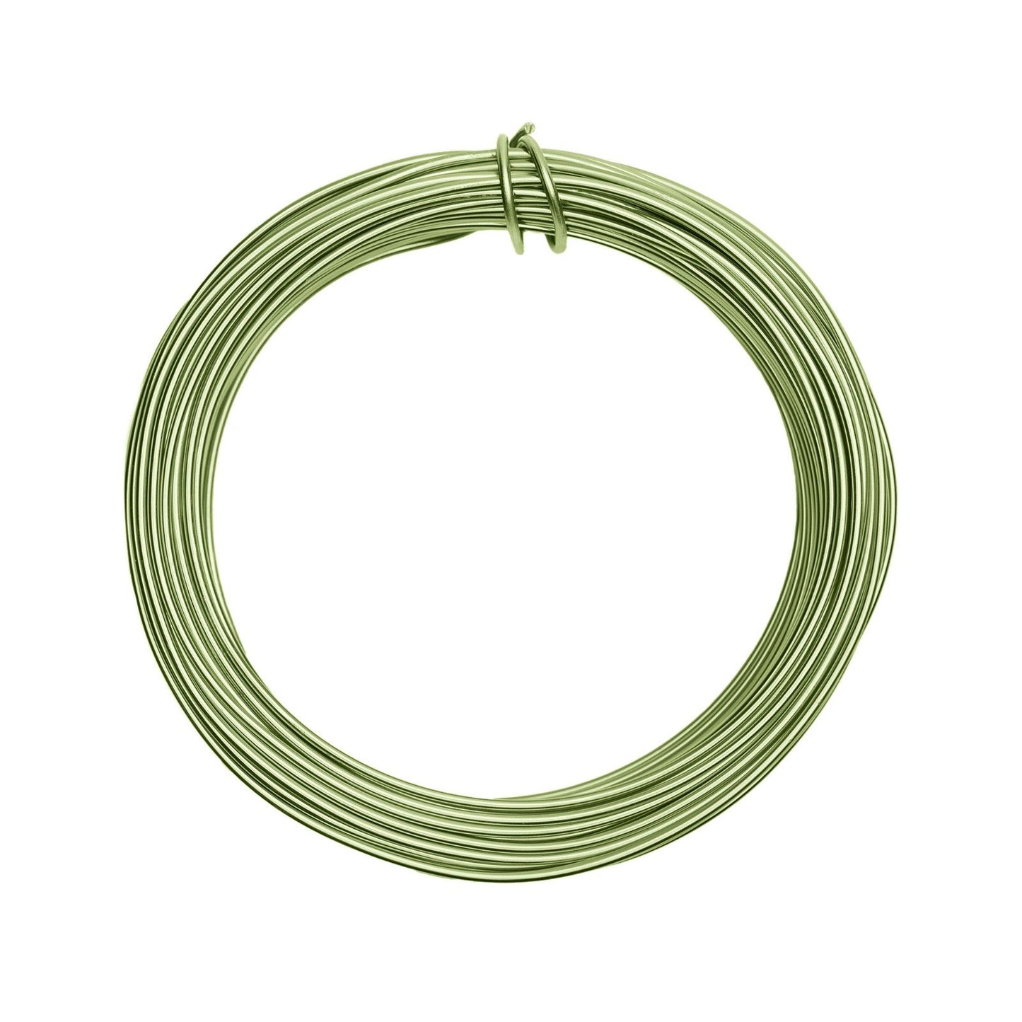 Vaessen creative • fil aluminium 500g 37mx2,5mm vert pomme
