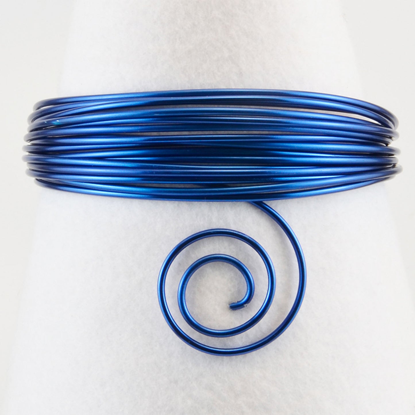 Vaessen creative • fil aluminium 500g 37mx2,5mm bleu roi