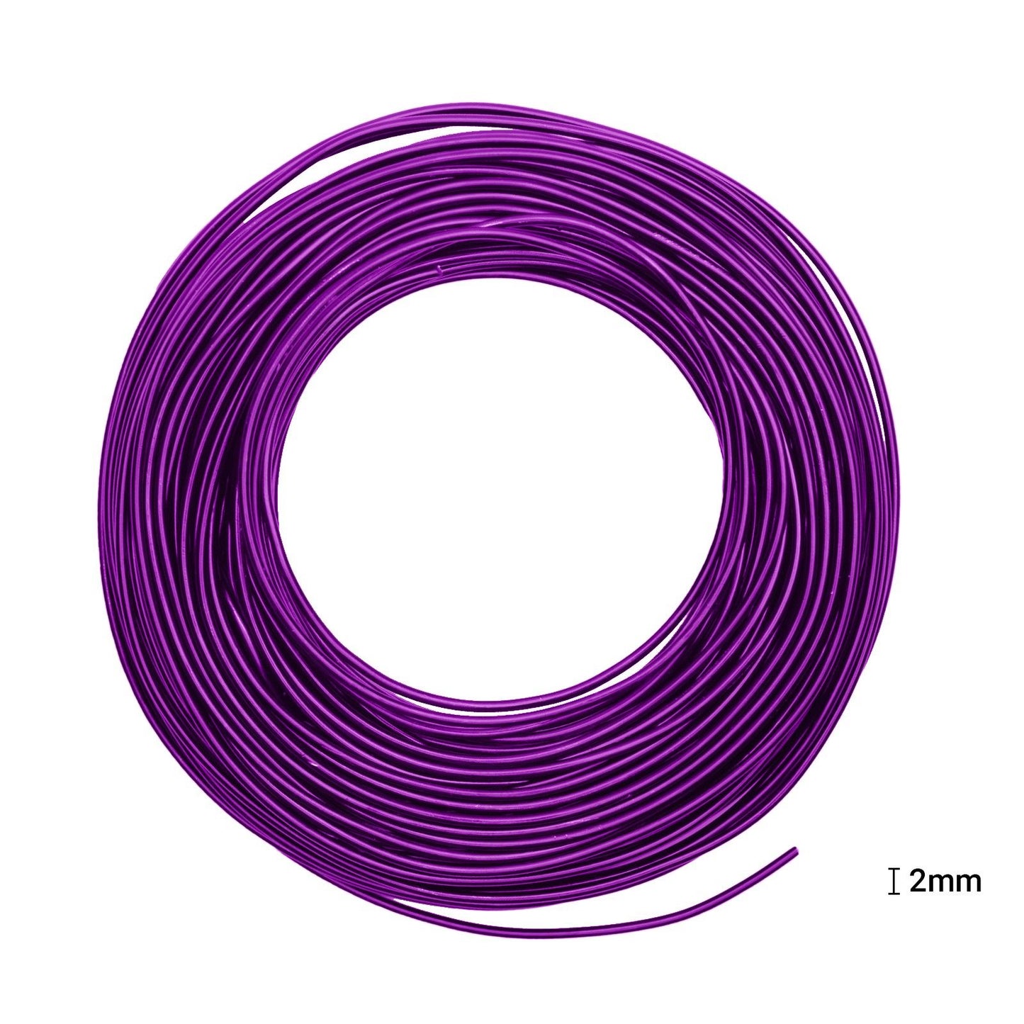 Vaessen creative • fil aluminium 500g 37mx2,5mm lavande