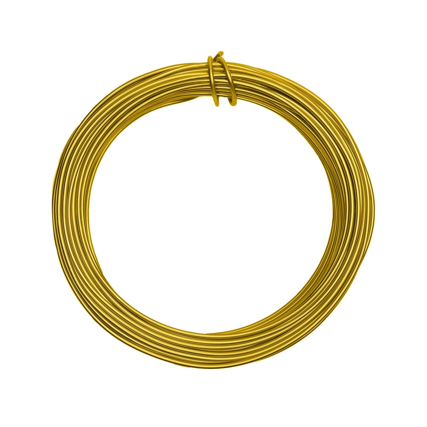 Vaessen creative • fil aluminium 500g 37mx2,5mm jaune soleil
