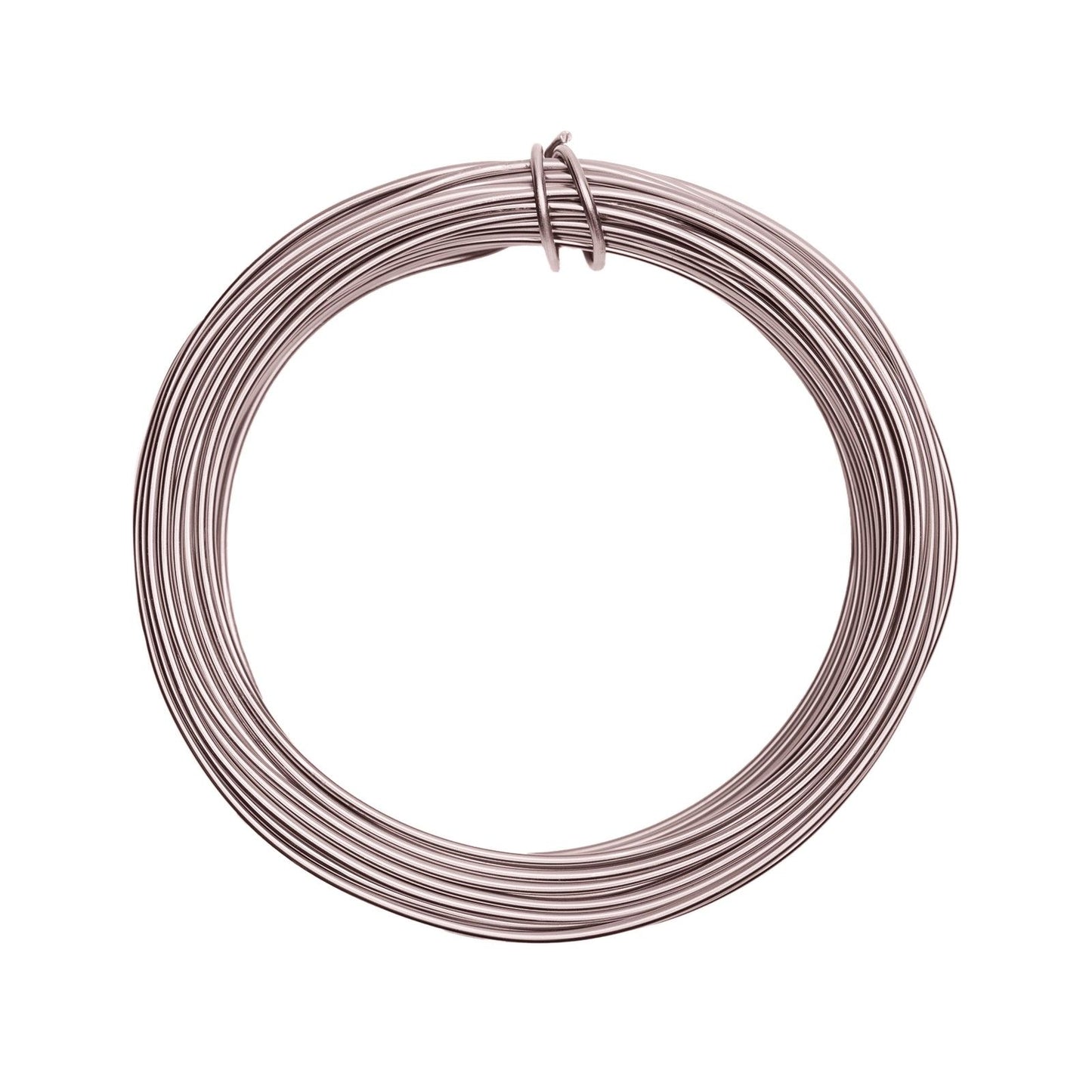 Vaessen creative • fil aluminium 500g 37mx2,5mm rose brumeux