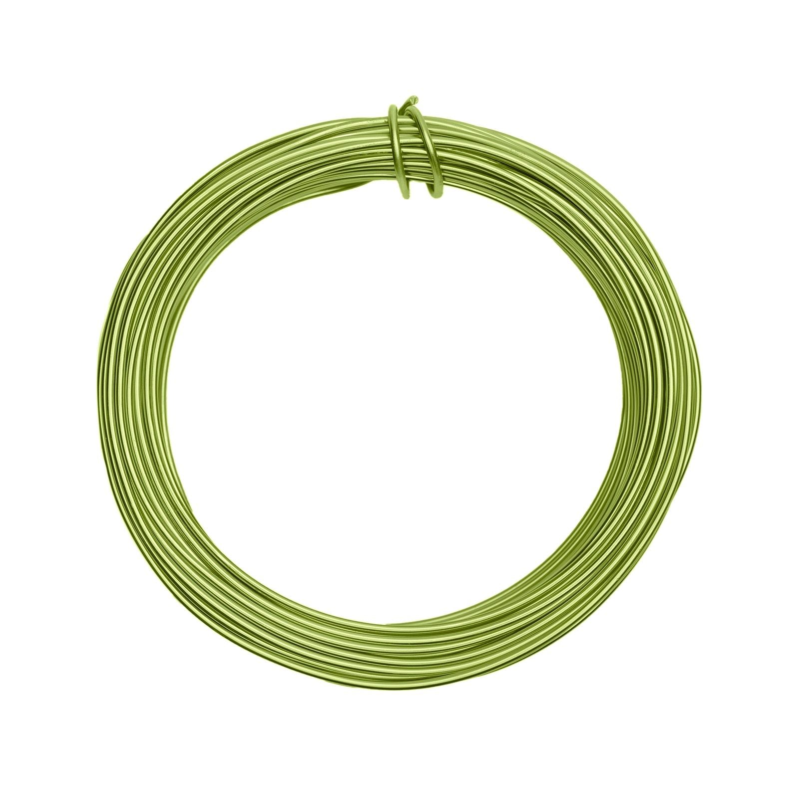 Vaessen creative • fil d'aluminium 500g 37mx2,5mm vert menthe