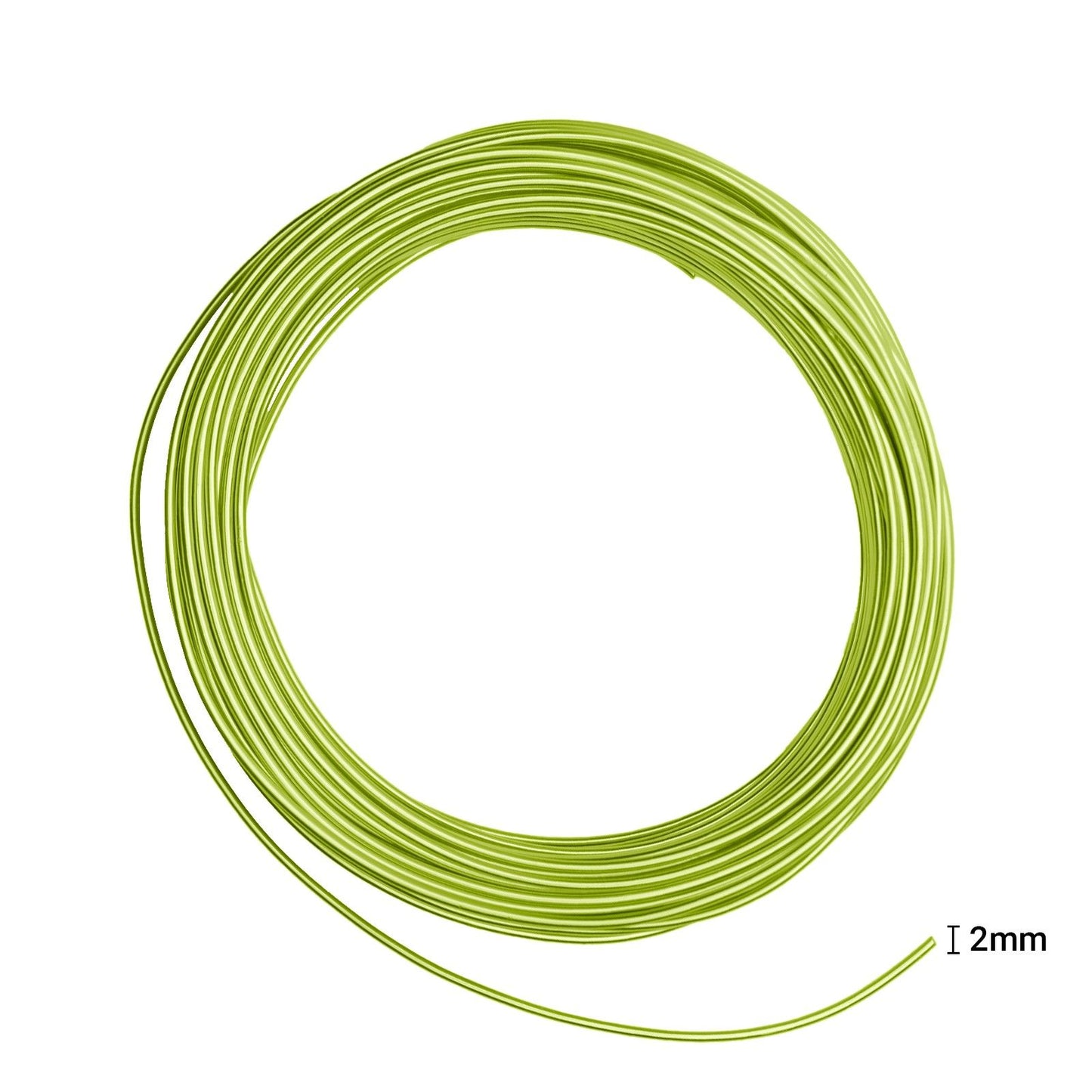 Vaessen creative • fil d'aluminium 500g 37mx2,5mm vert menthe