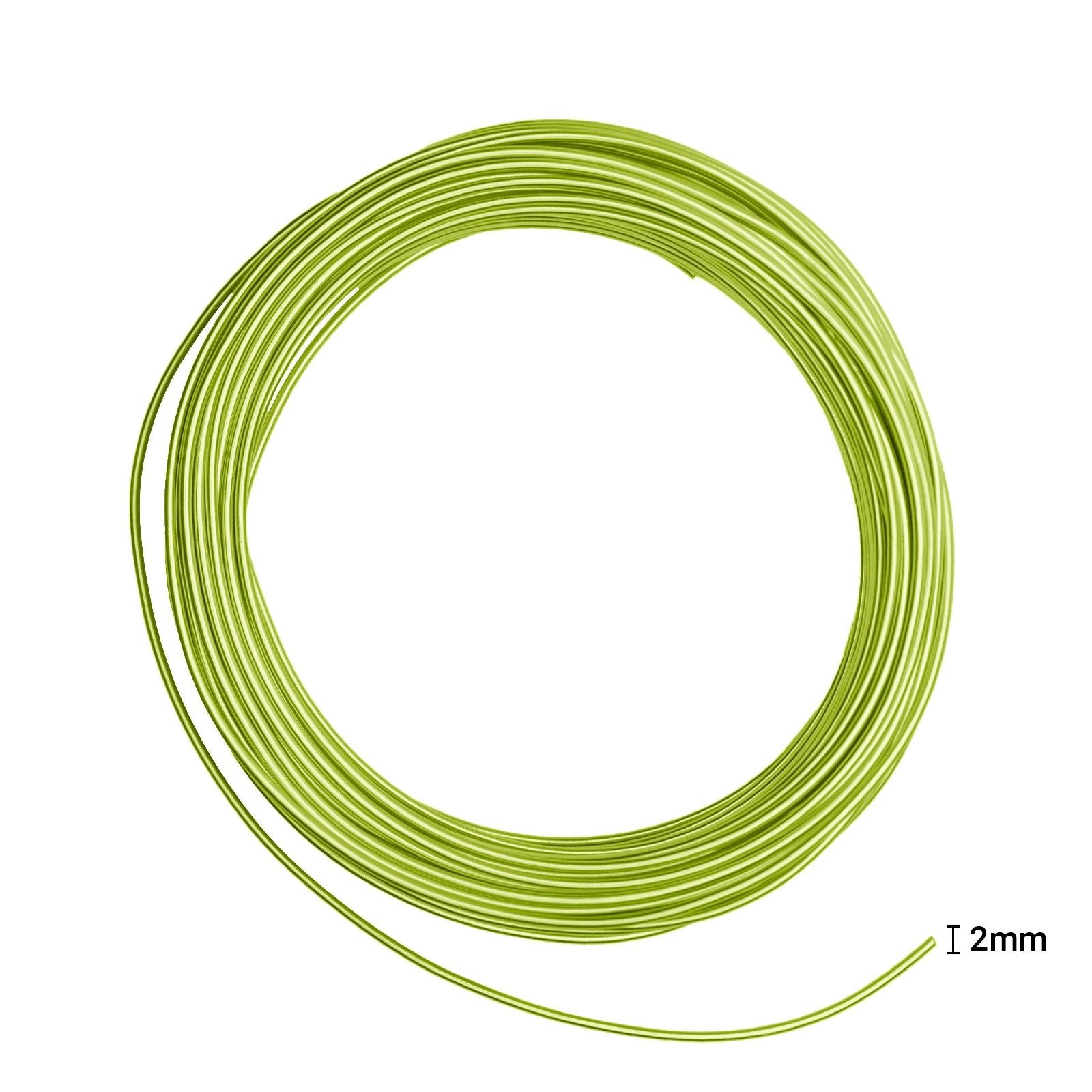 Vaessen creative • fil d'aluminium 500g 37mx2,5mm vert menthe