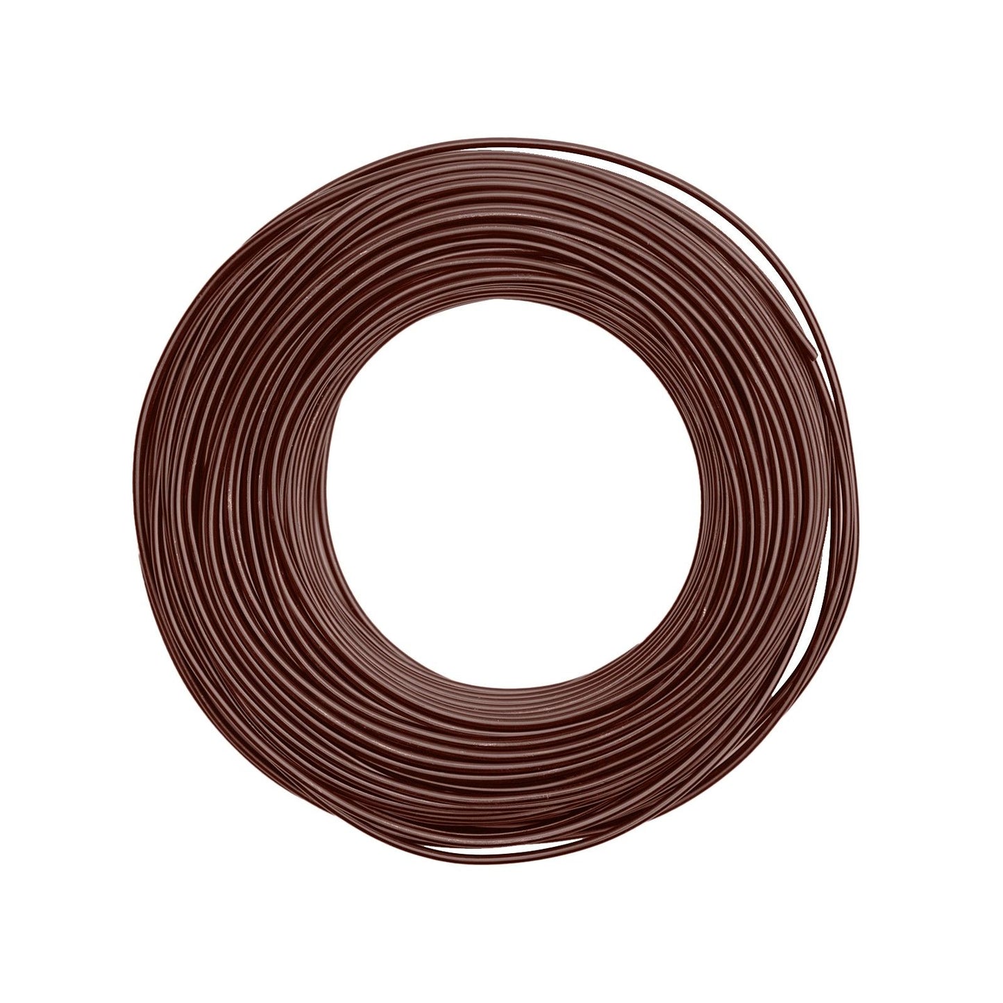 Vaessen creative • fil d'aluminium 500g 37mx2,5mm marron chocolat mat
