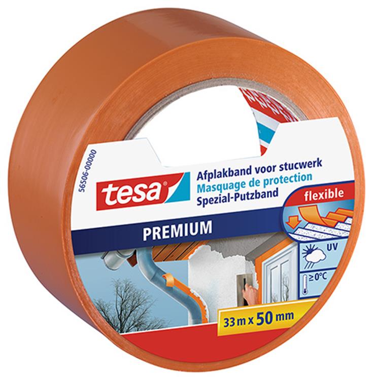 Tesa 1047579 - ruban de plâtrerie orange | 1 pièce