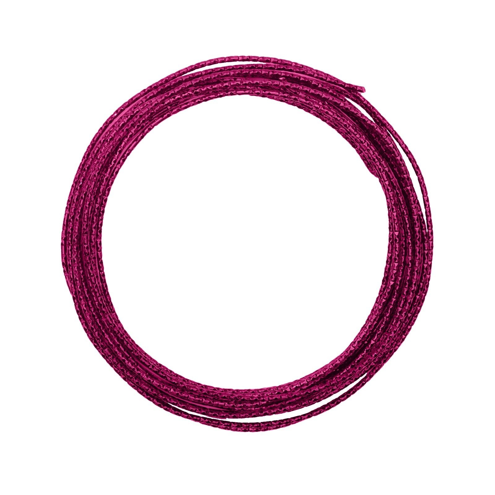 Vaessen creative • marteau en fil d'aluminium 2mmx5m rose fort