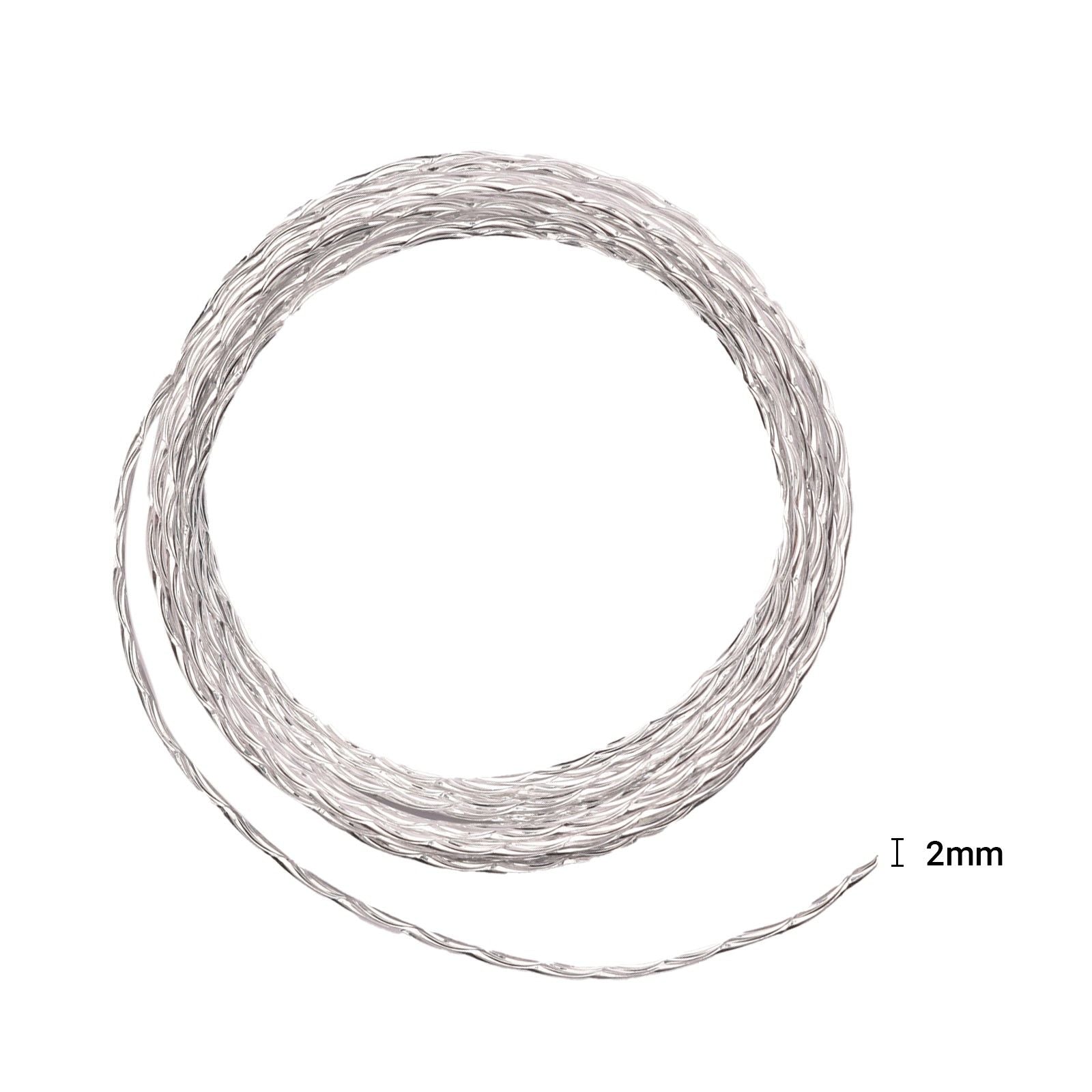 Vaessen creative • fil d'aluminium classique 2mmx5m argent