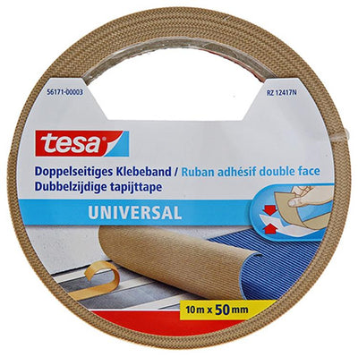 Tesa 1054494 - ruban adhésif pour moquette universel 10m x 50mm | 6 pièces