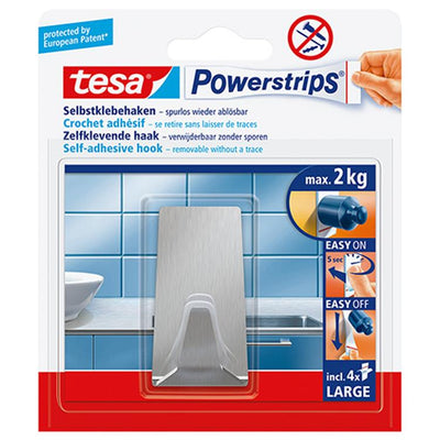 Tesa 1057863 - multiprises grand métal rectangulaire | 6 pièces