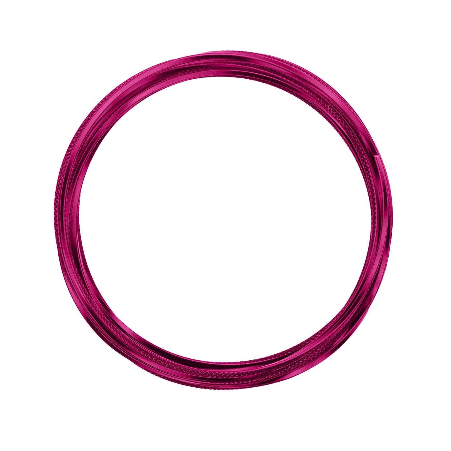 Vaessen creative • triangle en fil d'aluminium gaufré 2,8mmx5m rose fort