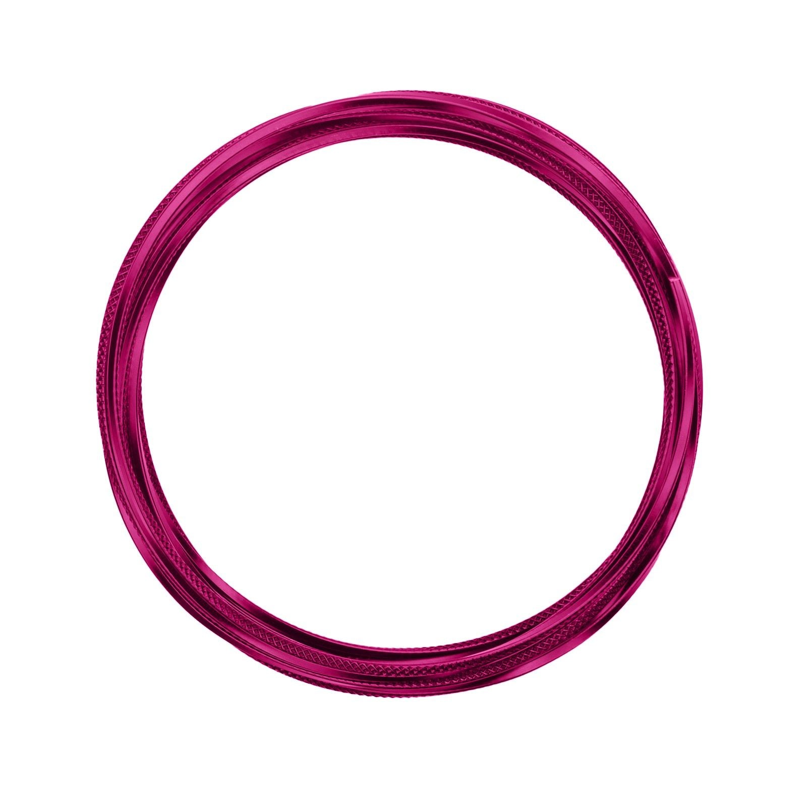 Vaessen creative • triangle en fil d'aluminium gaufré 2,8mmx5m rose fort