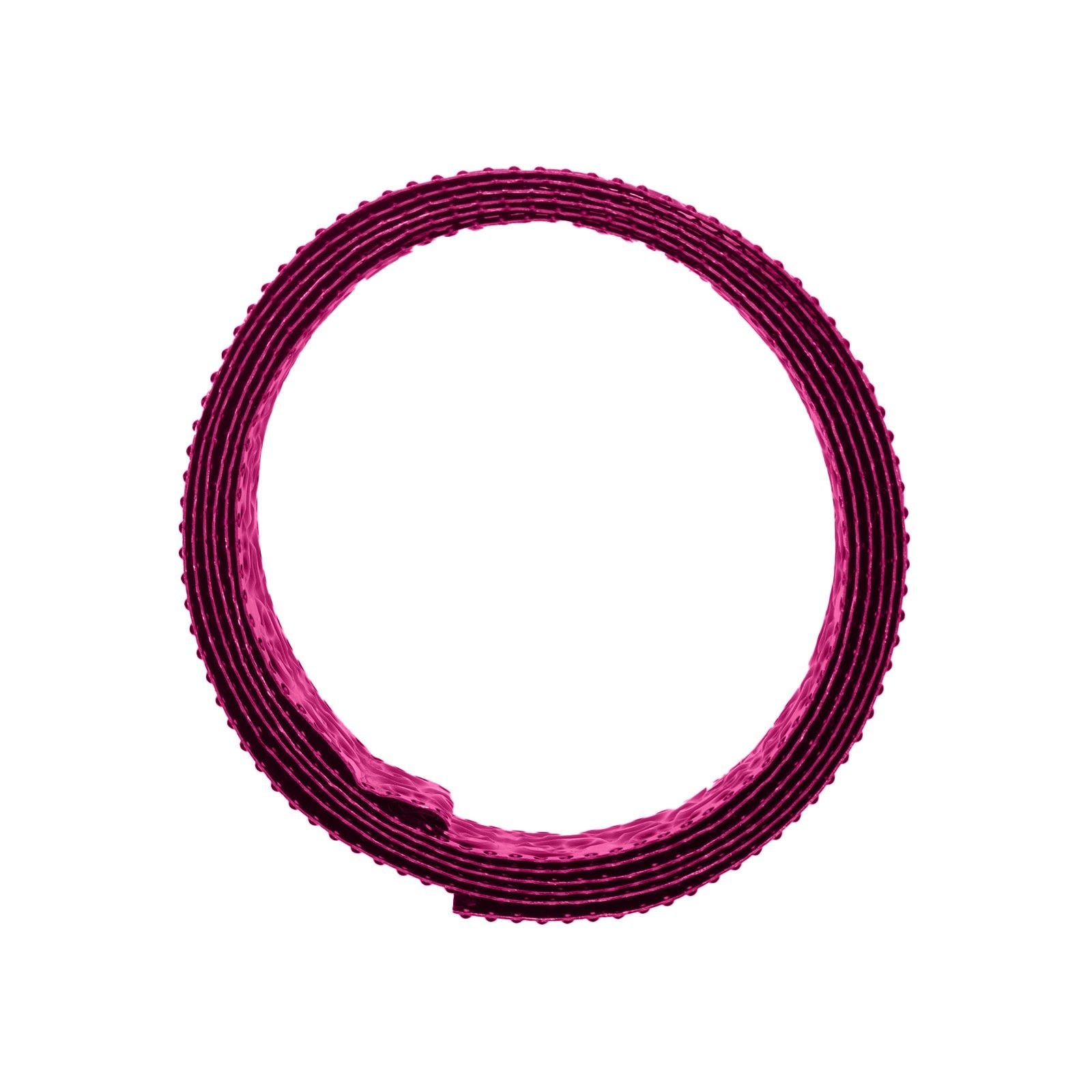 Vaessen creative • triangle en fil d'aluminium gaufré 2,8mmx5m rose fort