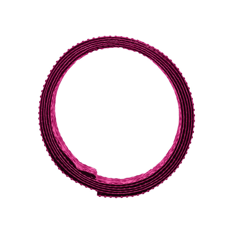 Vaessen creative • triangle en fil d'aluminium gaufré 2,8mmx5m rose fort