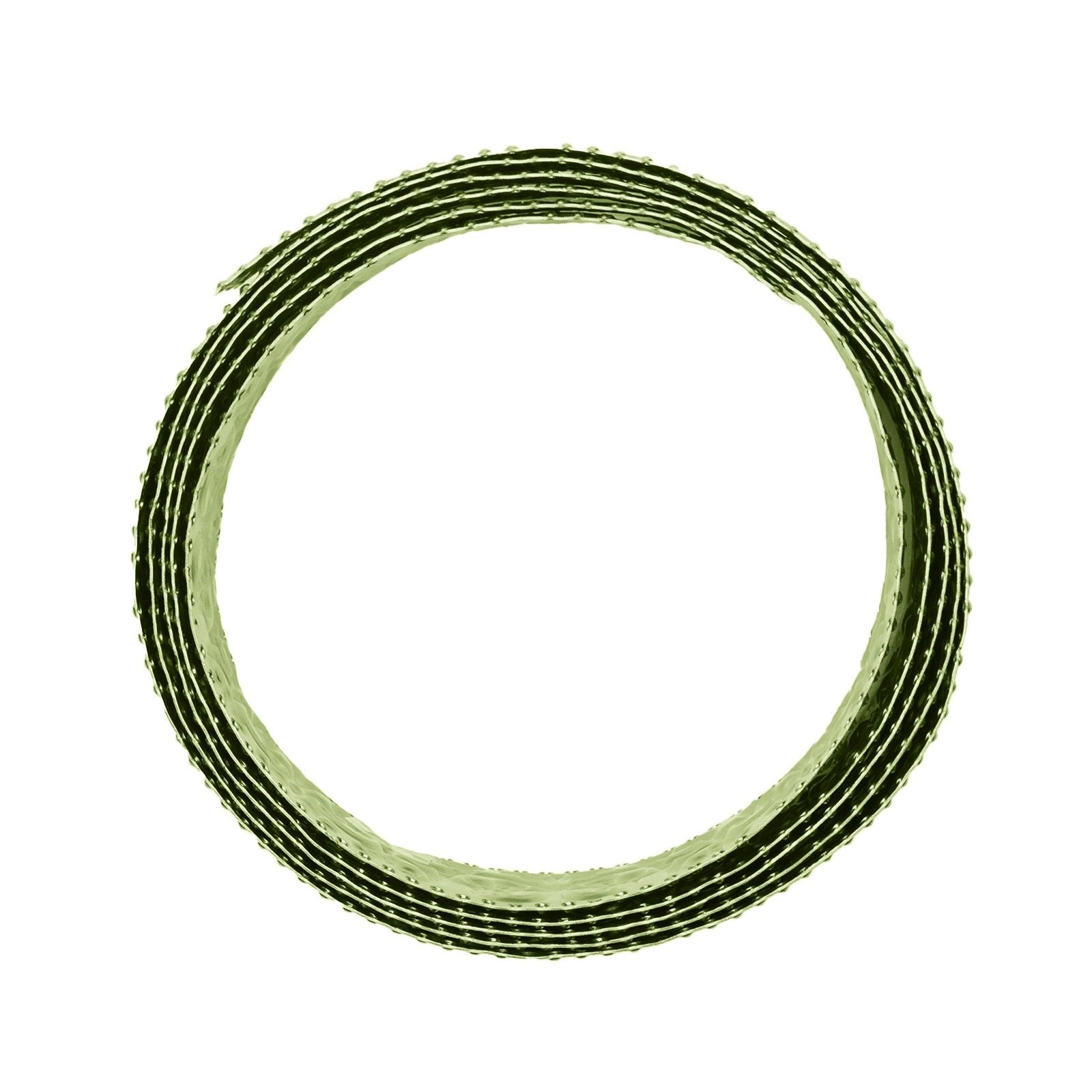 Vaessen creative • triangle en fil d'aluminium gaufré 2,8mmx5m vert pomme