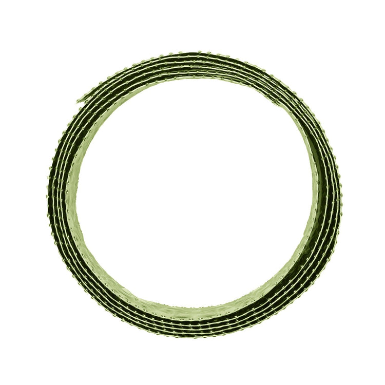 Vaessen creative • triangle en fil d'aluminium gaufré 2,8mmx5m vert pomme