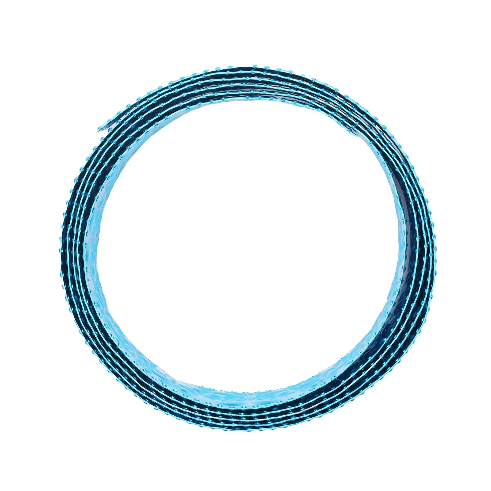 Vaessen creative • fil d'aluminium triangle gaufré 2,8mmx5m turquoise