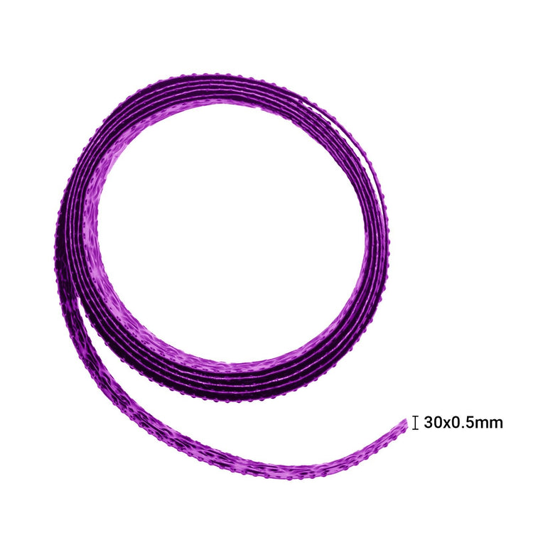 Vaessen creative • triangle en fil d'aluminium gaufré 2,8mmx5m lavande