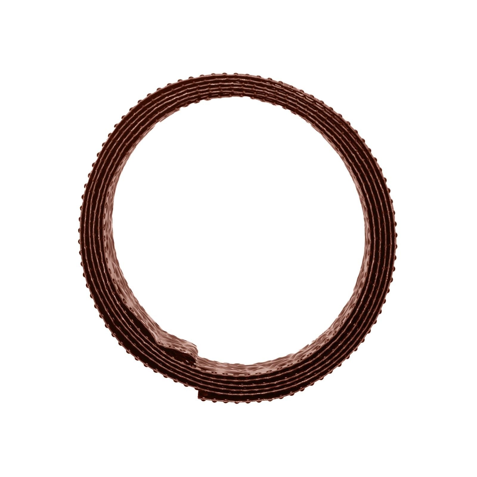 Vaessen creative • fil d'aluminium triangle gaufré 2.8mmx5m chocolat