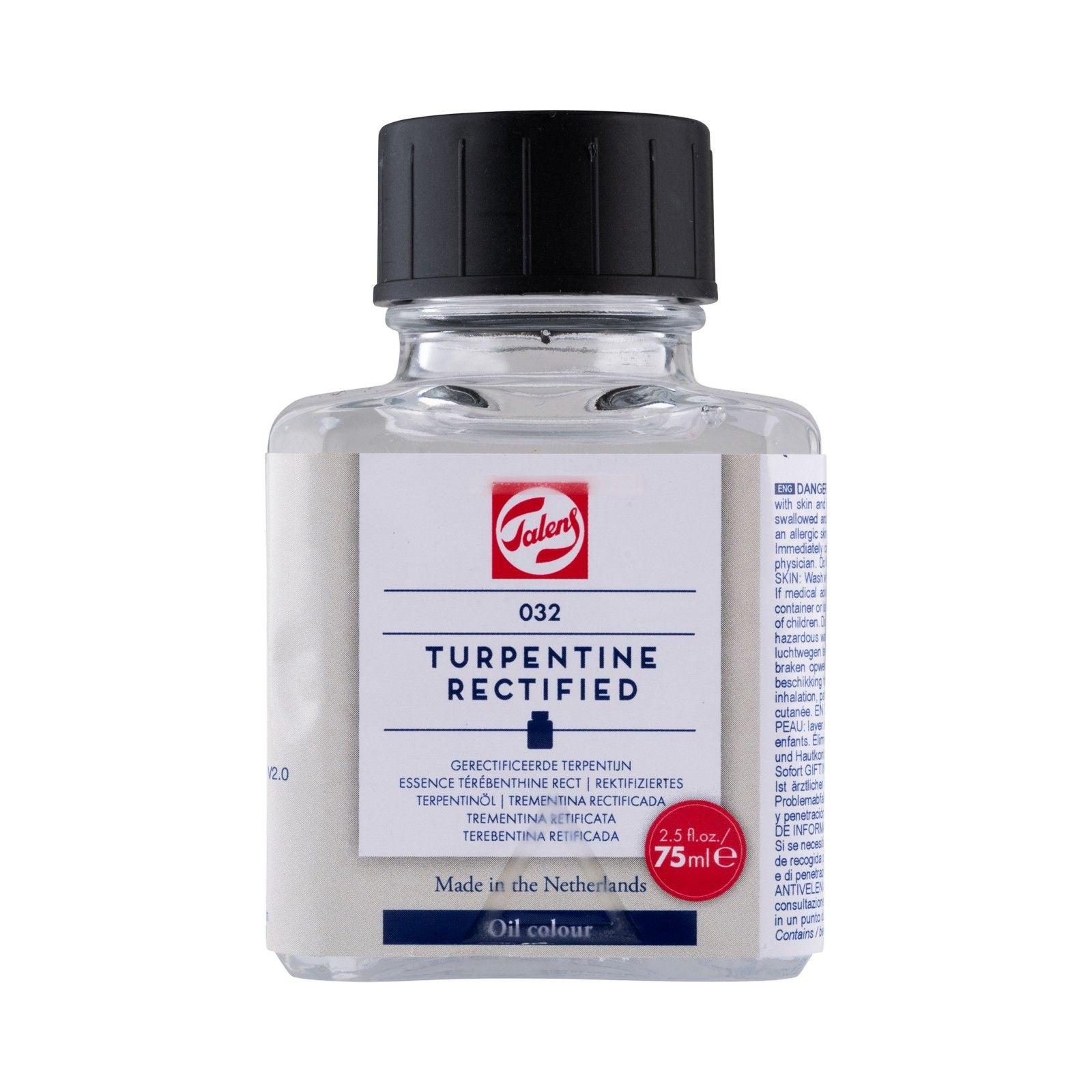 Talens • térébenthine rectifiée 032 flacon 75ml