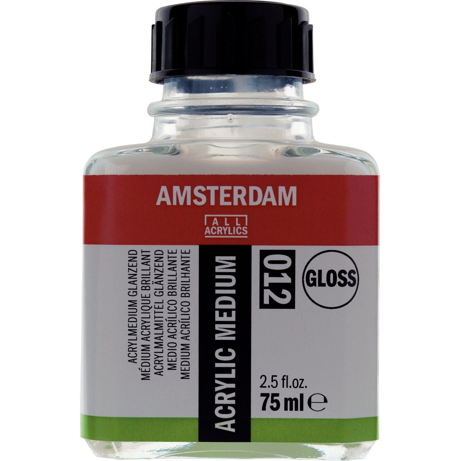 Amsterdam toutes acryliques amsterdam • acrylique médium brillant 012 75ml