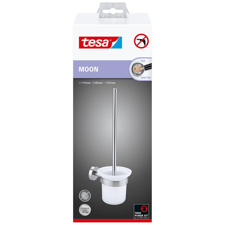Tesa 1061426 - brosse de toilette lune | 1 pièce