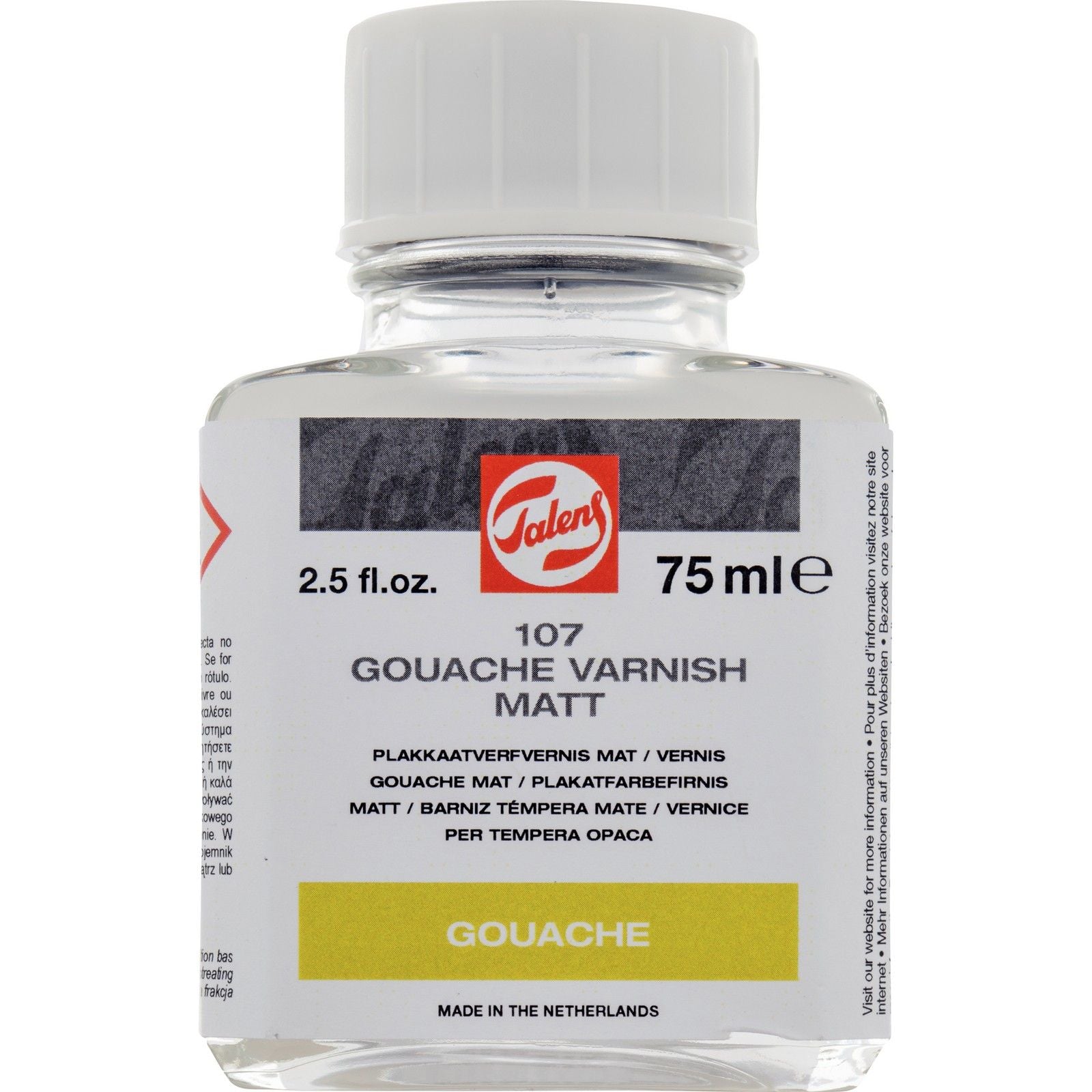 Talens • vernis gouache mat 107 flacon 75ml