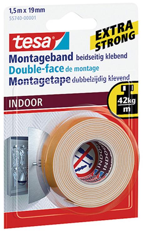 Ruban de montage Tesa intérieur 1,5 m