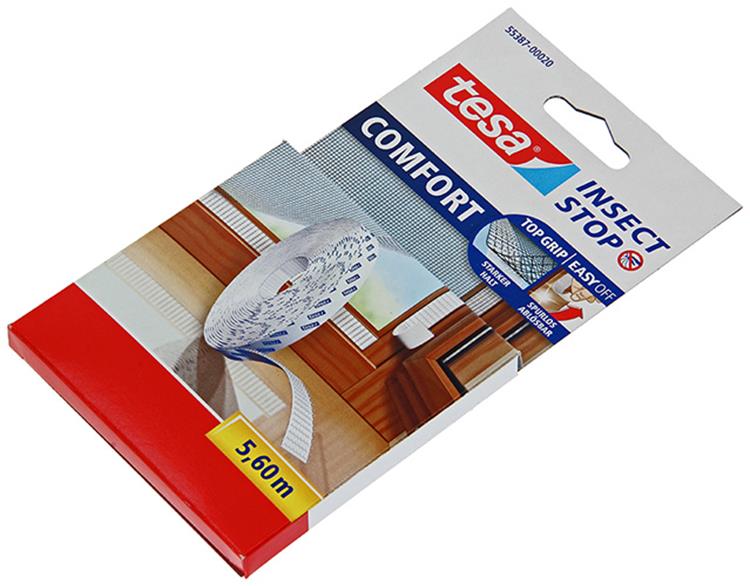 Tesa 1050481 - Bande Velcro premium anti-insectes 5,6 m | 22 pièces
