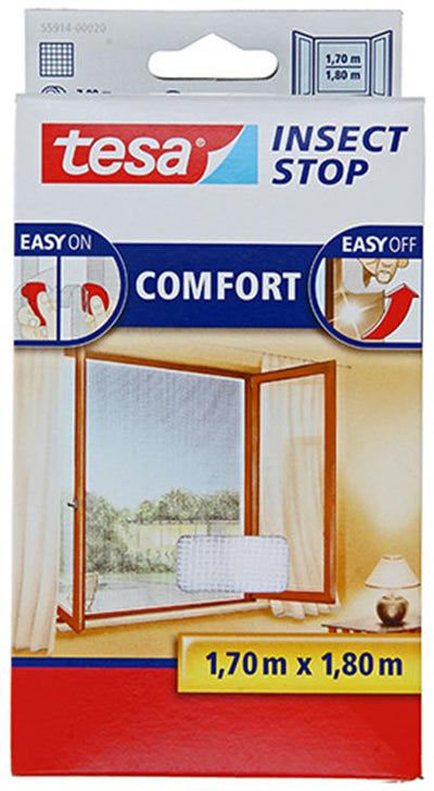Tesa 1050475 - h l prime win. moustiquaire 1,7x1,8m blanc | 5 pièces