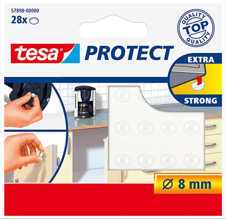 Tesa 1003213 - silencieux 8mm transp. | 20 pièces