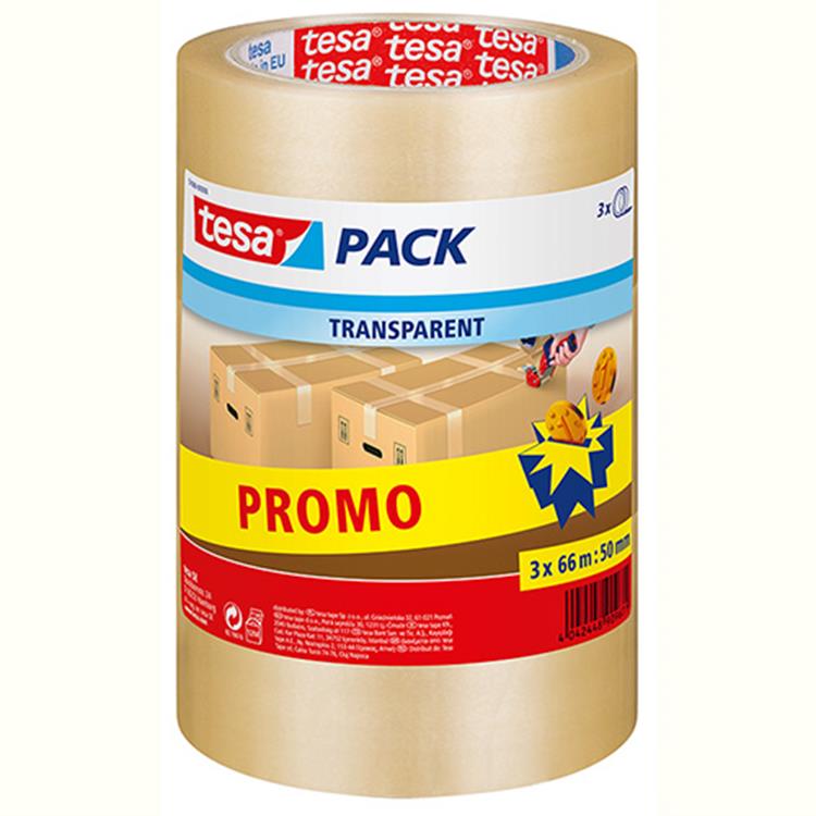 Tesa 1052179 - promo 3 x pack standard transp | 3 pièces
