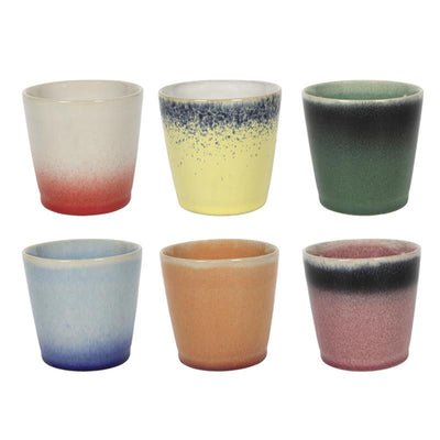Svenska Living tasse à café 'fire' ø7,5 cm 200 ml boîte de 6