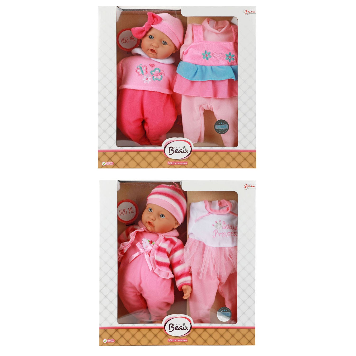 Baby Beau Babypop avec coffre cadeau de vêtements
