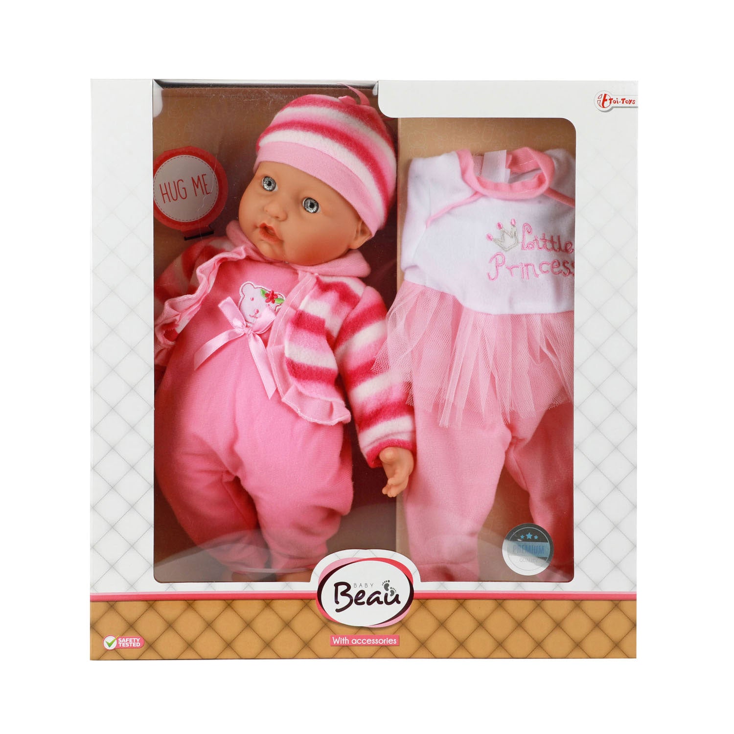 Baby Beau Babypop avec coffre cadeau de vêtements