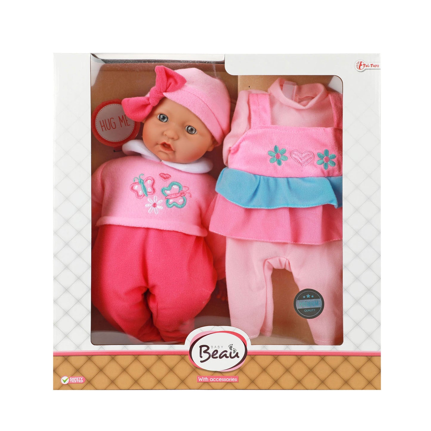Baby Beau Babypop avec coffre cadeau de vêtements