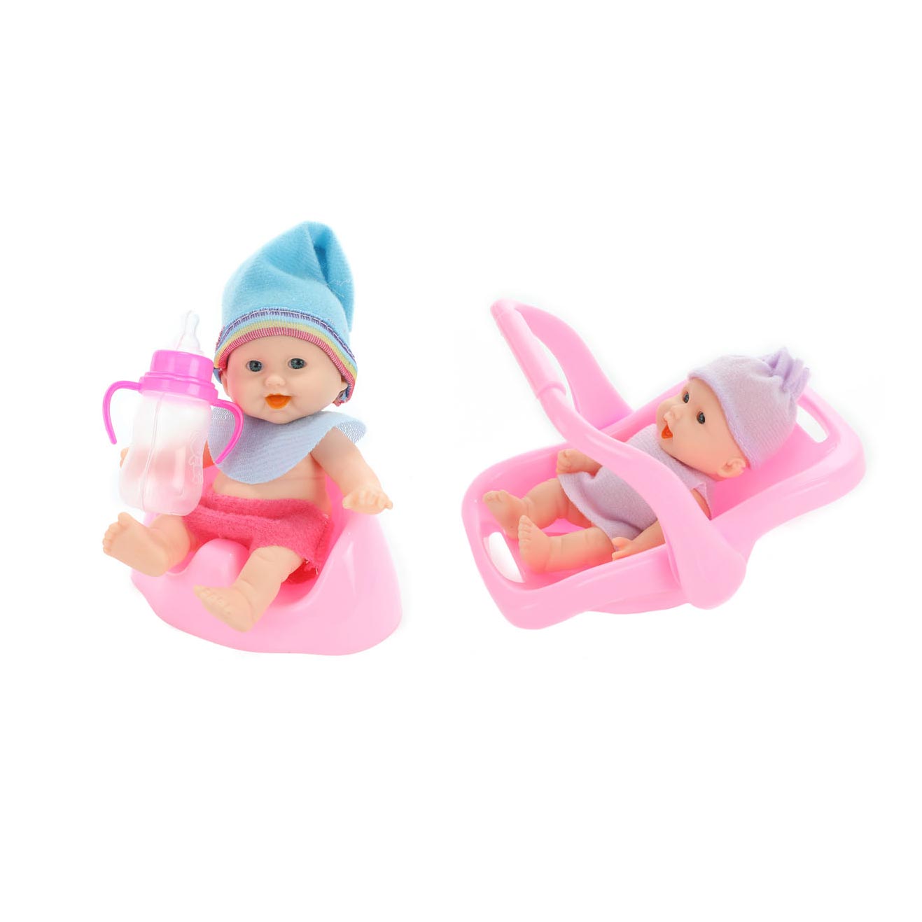 Bébé beau mini bébé pop assis, 12 cm