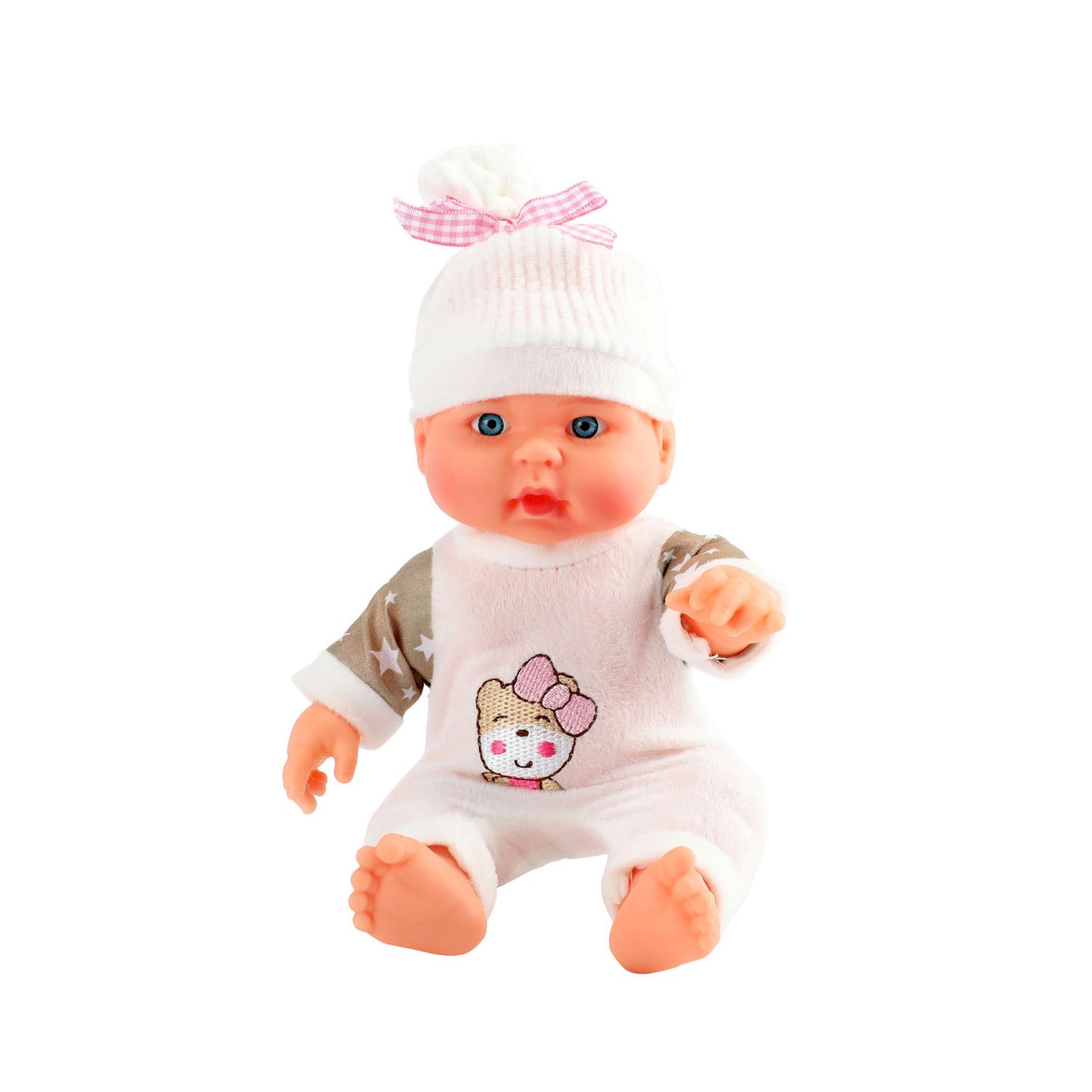 Bébé beau babypop avec chapeau, 23cm