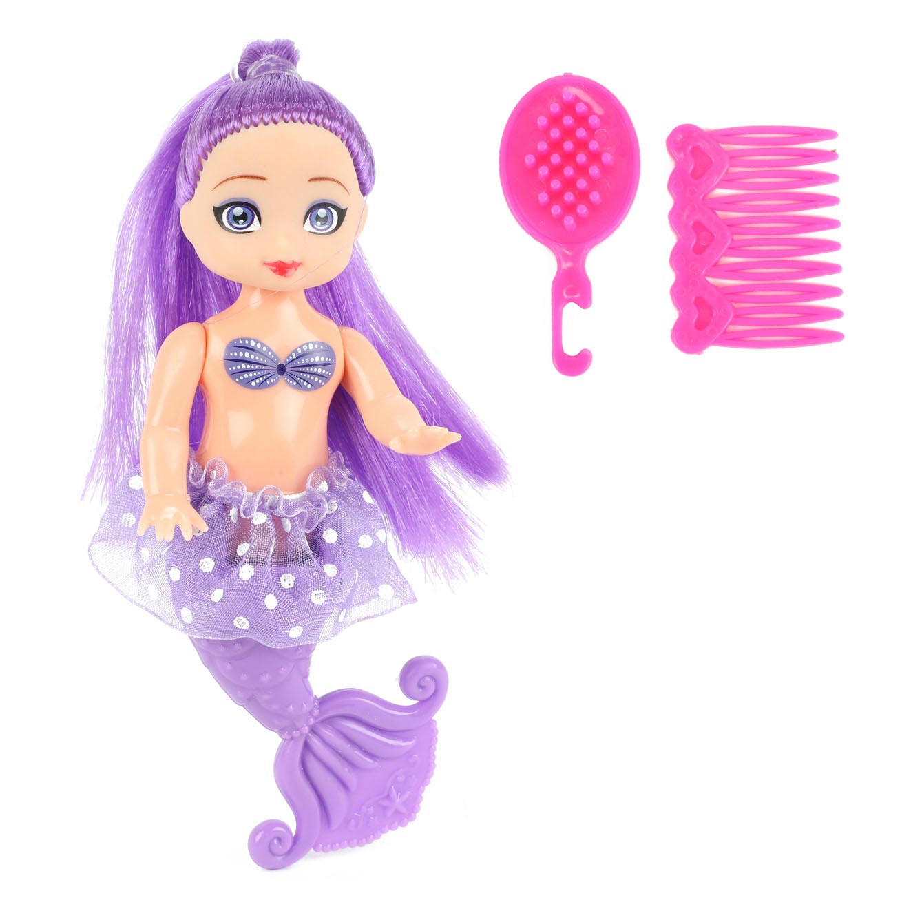 Sirènes sirène pop avec peignes, 12 cm