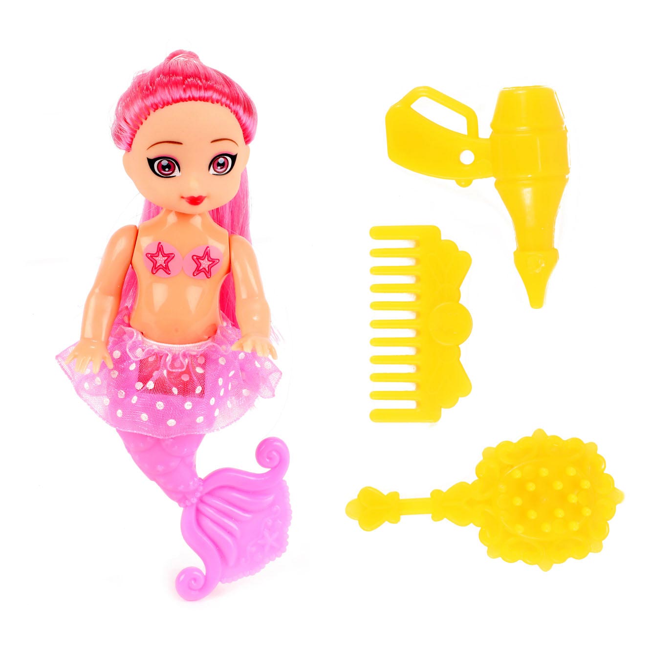 Sirènes sirène pop avec peignes, 12 cm