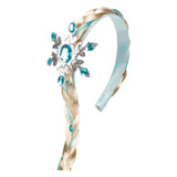 Diadème de glace avec une longue tresse et un cristal de glace - afbeelding 3