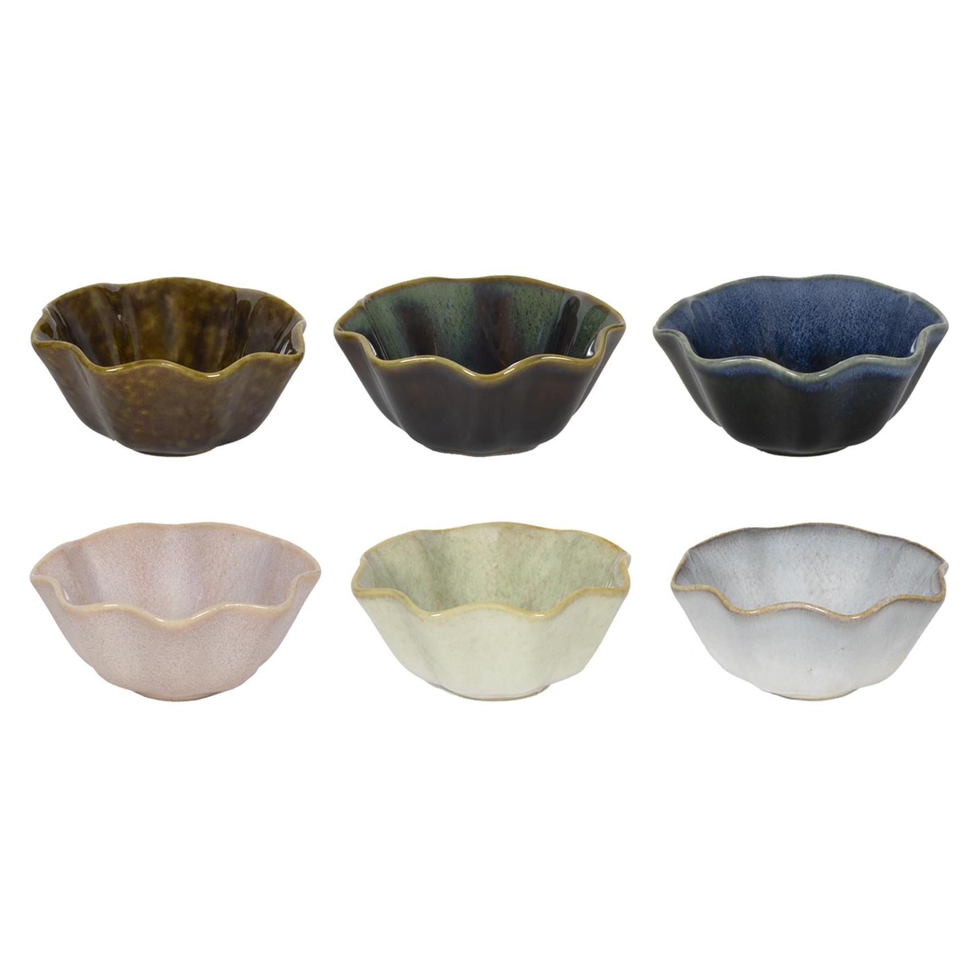 Bol fleur de vent ø10x4,5cm boîte de 6