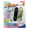 TOI-TOYS Skate Finger Fingerboard avec des roues supplémentaires