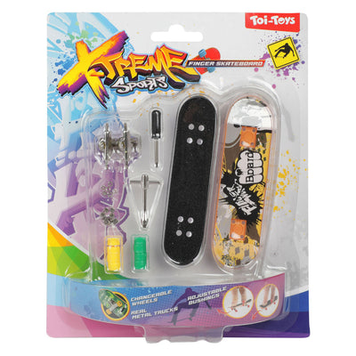 TOI-TOYS Skate Finger Fingerboard avec des roues supplémentaires