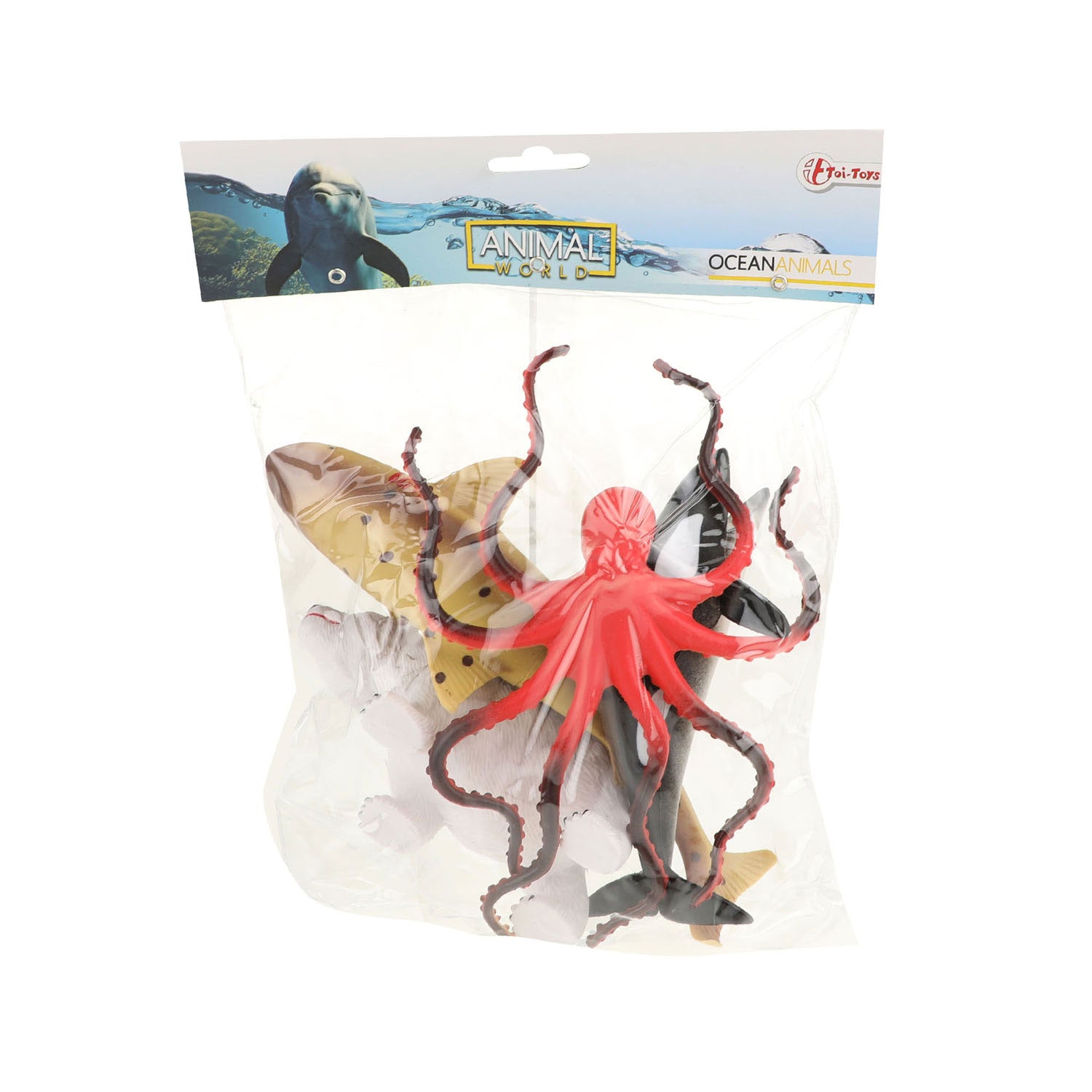 TOI-TOYS Animal World Sea Animals Deluxe, 5e.